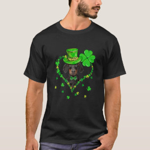 Camiseta Cute Doberman Saint Patrick's Day Dogs Dad Mom