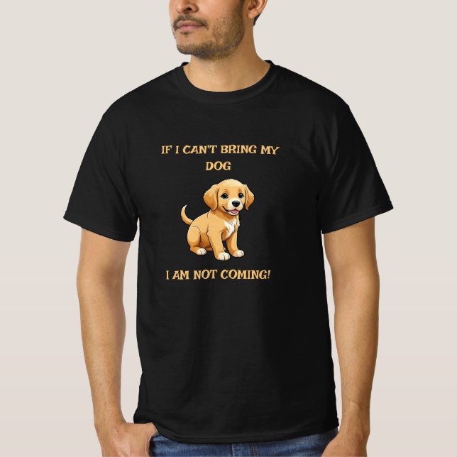 Camiseta Cute Dog Design for t-shirts fully editable (Anverso)