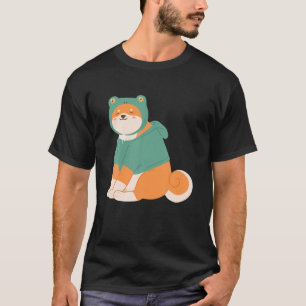 Camiseta Cute Dog, Shiba Inu In Frog Costume