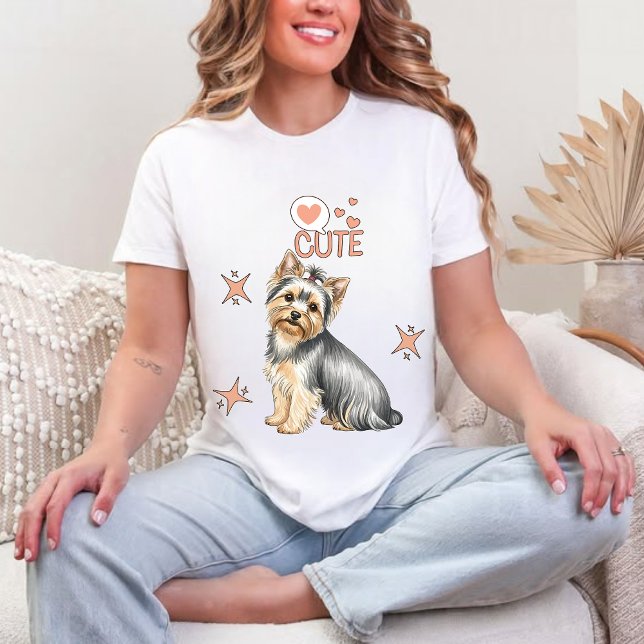 Camiseta Cute dog T-shirt, gifts for her (Subido por el creador)