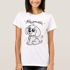 Camiseta Cute Dog Tee - Mantente activo