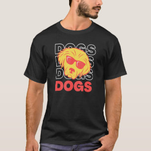 Camiseta Cute Dogs Golden Retriever