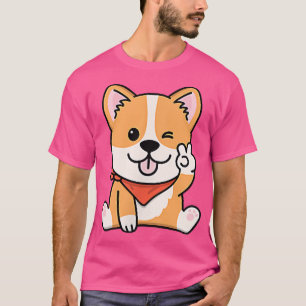 Camiseta Cute DogWelsh Corgi