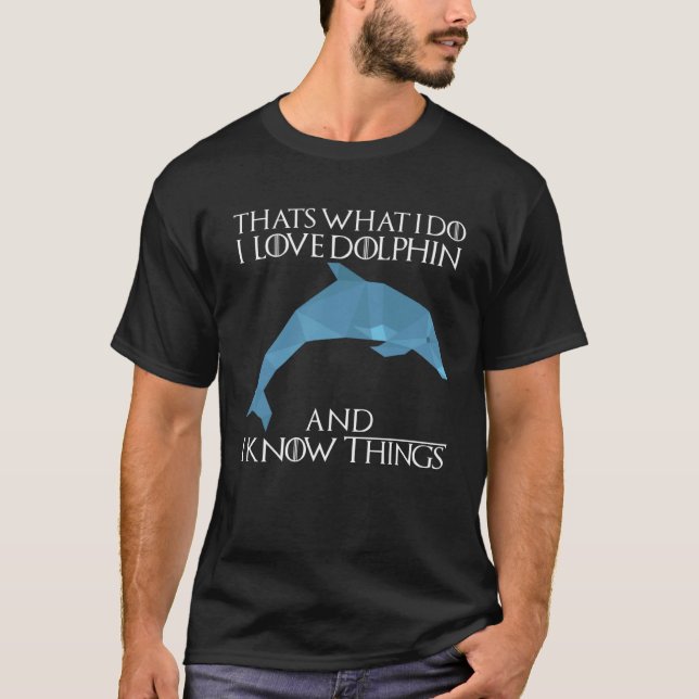 Camiseta Cute Dolphin Whale Dolphins Underwater world Ocean (Anverso)