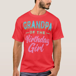 Camiseta Cute Donut Abuelo Cumpleaños Chica Dulce Familia D