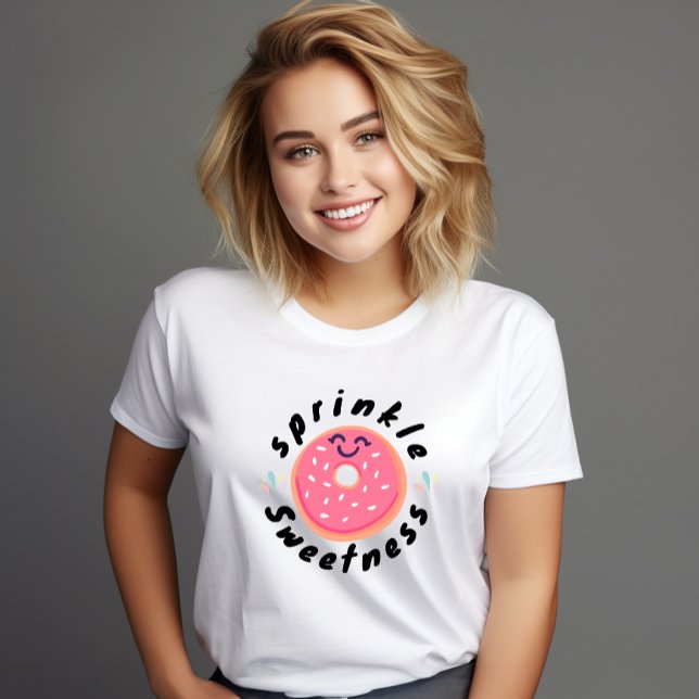 Camiseta Cute Donut Sprinkle Sweetness T-Shirt (Subido por el creador)