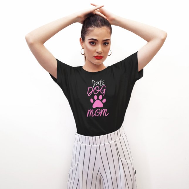 Camiseta Cute Doxie Dog Mom Paw (Subido por el creador)