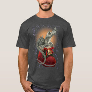 Camiseta Cute Dragon Butterfly Christmas Boot Xmas Snow