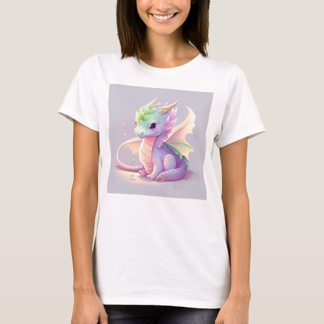 Camiseta Cute Dragon Kawaii Tee (Anverso)