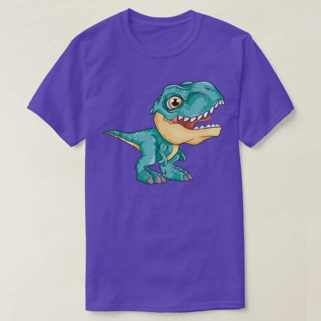 Camiseta cute drawing dinosourtrex roar 3 (Diseño del anverso)