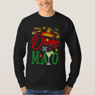 Camiseta Cute Drinko De Mayo Margarita Sombrero