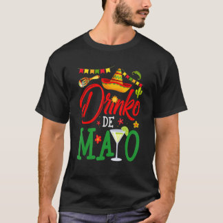Camiseta Cute Drinko De Mayo Margarita Sombrero