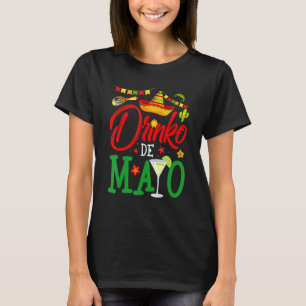 Camiseta Cute Drinko De Mayo Margarita Sombrero