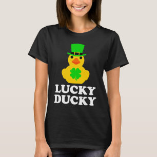 Camiseta Cute Duck de caucho cuatro hojas C Gorra St Patric