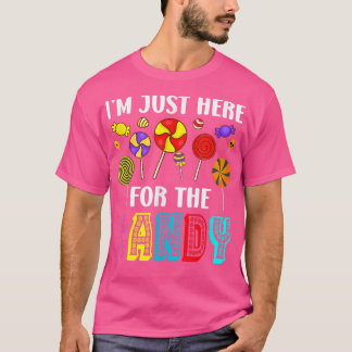 Camiseta Cute dulces de la golosina estoy aquí para el dulc