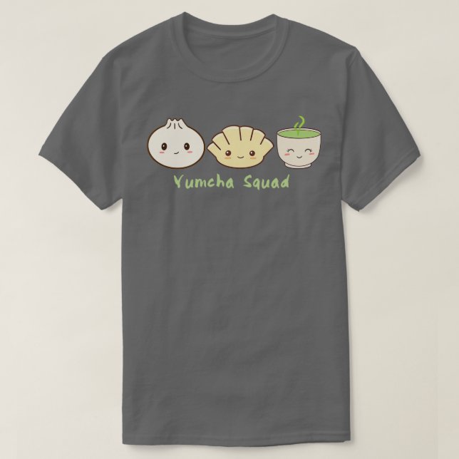 Camiseta Cute Dumplings Yumcha Squad  (Diseño del anverso)