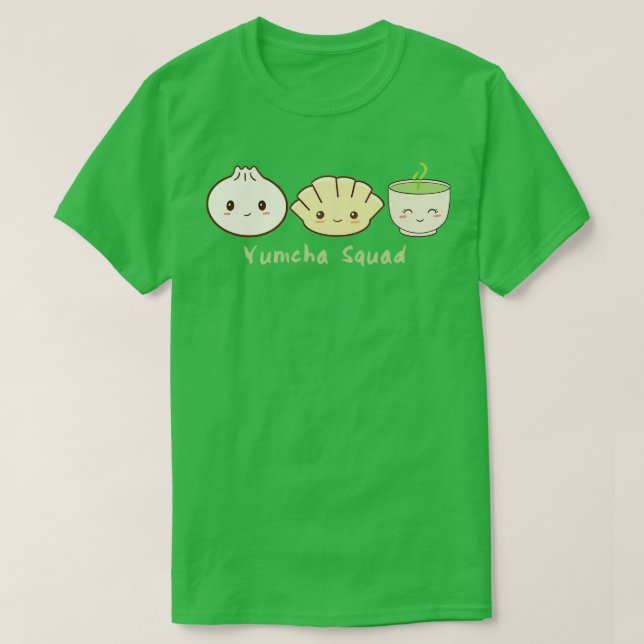 Camiseta Cute Dumplings Yumcha Squad (Diseño del anverso)