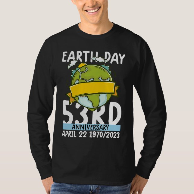 Camiseta cute earth day 53rd anniversary earth day  4 (Anverso)
