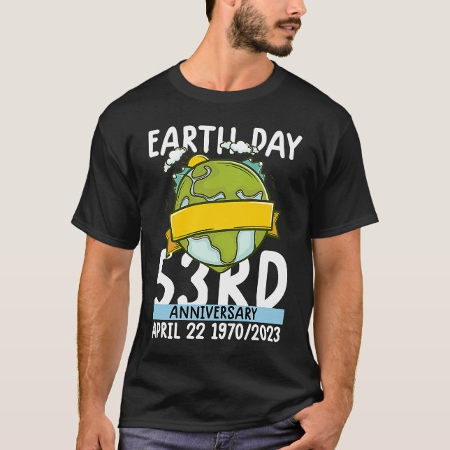 Camiseta cute earth day 53rd anniversary earth day  4 (Anverso)