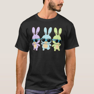 Camiseta Cute Easter Bunnies Dancing Easter Day 2023 Boys G