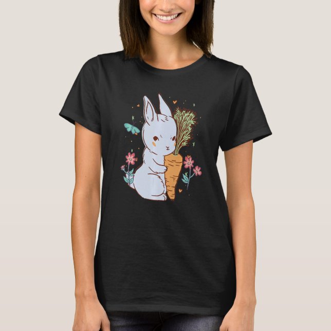 Camiseta Cute Easter bunny Premium_2 (Anverso)