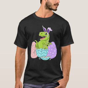 Camiseta Cute Easter Dinosaur T Rex Bunny Easter Day Toddle