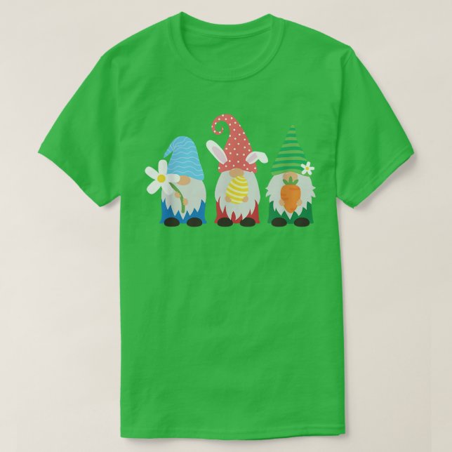 Camiseta Cute Easter Egg Hunt Gnomes  (Diseño del anverso)
