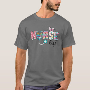 Camiseta Cute Easter Nurse Bunny Ears Happy Easter Eggs Out