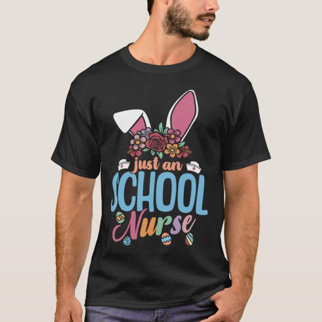 Camiseta Cute Eggcellent School Nurse Easter Bunny Ears Nur (Anverso)