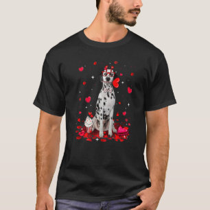 Camiseta Cute El día de San Valentín Dalmatian Dog Costume 