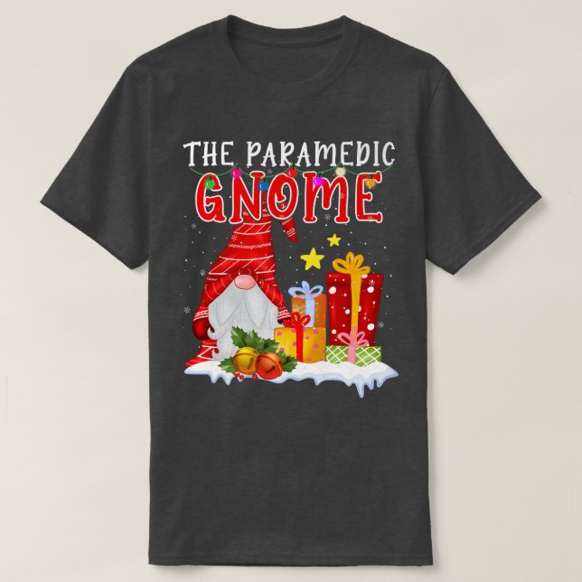 Camiseta Cute El Paramédico Gnome Gnomies Amantes Merry (Diseño del anverso)