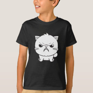 Camiseta Cute el silbido de un gato enojado.