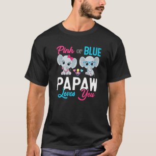 Camiseta Cute Elefante Keeper Del Género Que Papaw Te Ama