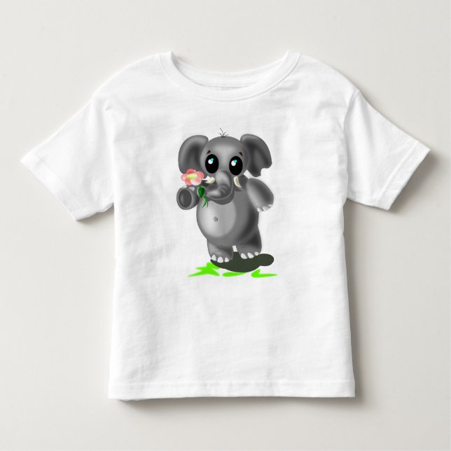 Camiseta Cute Elephant Baby (Anverso)
