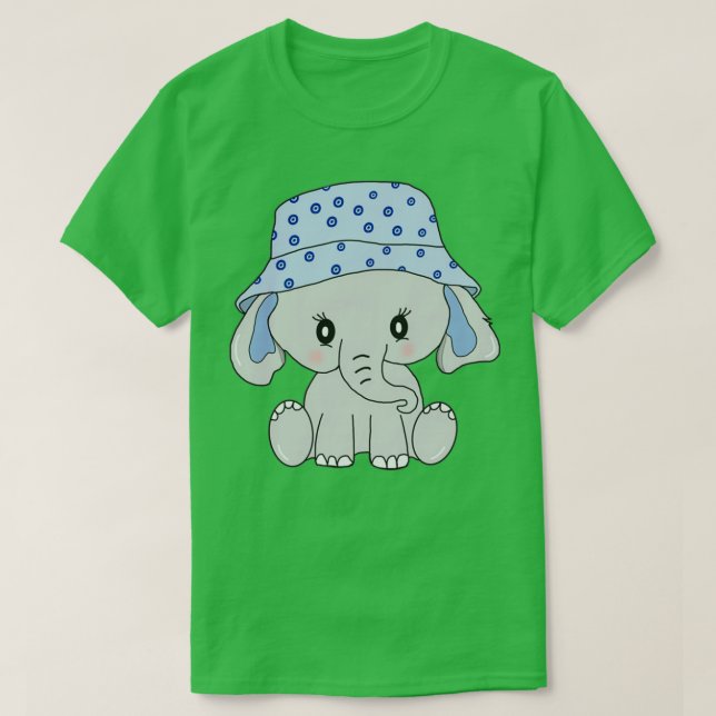 Camiseta cute elephant evil eye sticker 1 (Diseño del anverso)