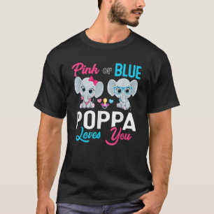 Camiseta Cute Elephant Keeper Of Gender Poppa Te Ama