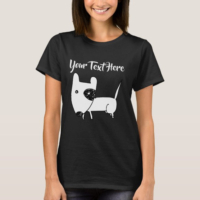 Camiseta Cute English Bull Terrier (Anverso)