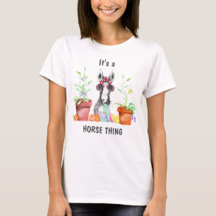 Camiseta Cute, es cosa de caballo