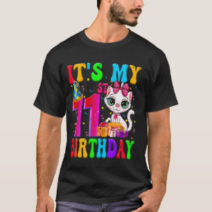 Camiseta Cute, es mi cumpleaños número 11, cumpleaños, papá