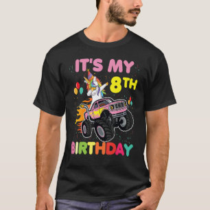 Camiseta Cute es mi octavo cumpleaños, tengo ocho monas de