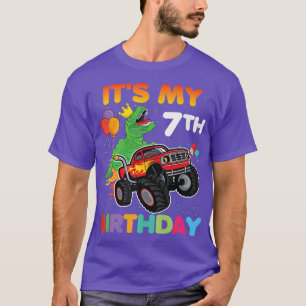Camiseta Cute es mi séptimo cumpleaños, tengo siete meses d