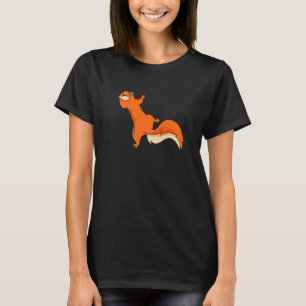 Camiseta Cute escalar hacia arriba Escala Climber Rodent Fe