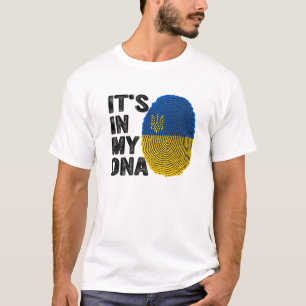 Camiseta Cute está en mi ADN Kiev Trysub Ucrania bandera uc