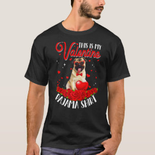 Camiseta Cute, este es mi corazón de perro de San Valentín