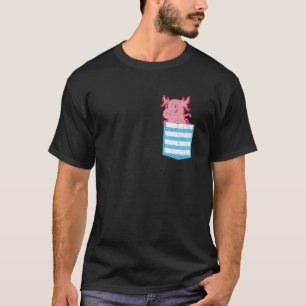 Camiseta Cute Exótico Animal Anfibio Salamander Pocket Ax