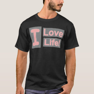 Camiseta Cute Expression Design "Love Life". ¡Hazte con una