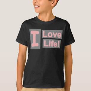 Camiseta Cute Expression Design "Love Life". ¡Hazte con una