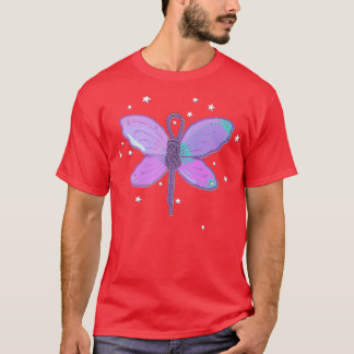 Camiseta Cute Fairy Wings Climbing Knot Rope para Freeclimb