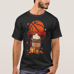 Camiseta Cute Fall Café Calabaza Spice Latte Baloncesto