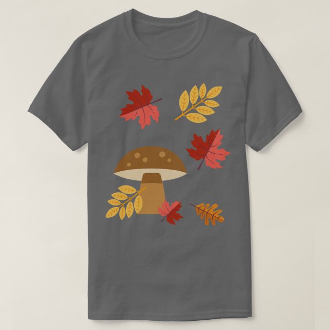 Camiseta Cute Fall Mushroom (Diseño del anverso)
